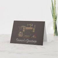 Treadle Sewing Machine & Kittens