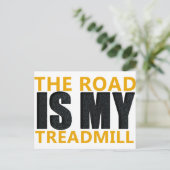 Treadmill Briefkaart (Staand voorkant)