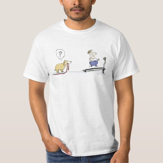 Treadmill Cartoon T-shirt (Voorkant)