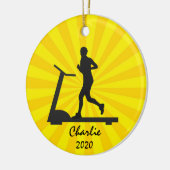 Treadmill draaiend Ornament (Links)