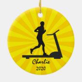 Treadmill draaiend Ornament (Achterkant)