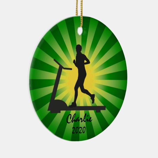 Treadmill draaiend Ornament (Rechts)