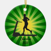 Treadmill draaiend Ornament (Voorkant)