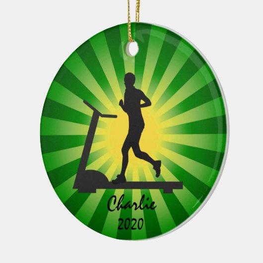 Treadmill draaiend Ornament (Links)