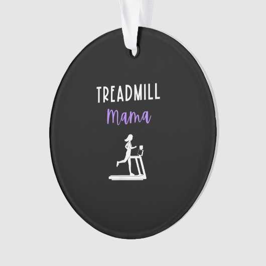 Treadmill mama runner mama Runner Workout Home Gym Ornament (voorkant)