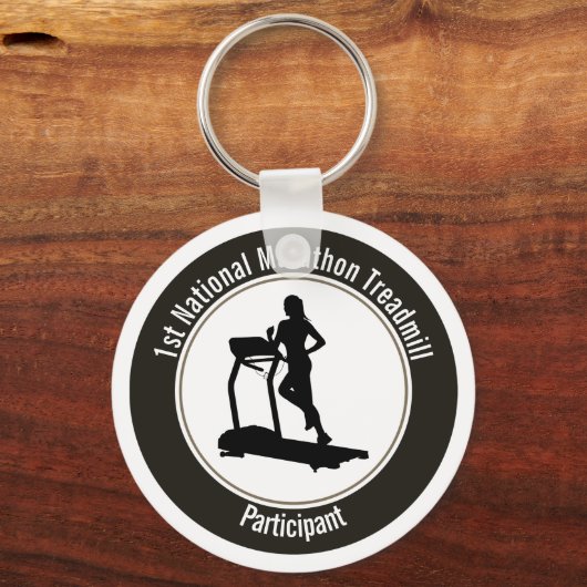 Treadmill Marathon Sleutelhanger (Voorkant)