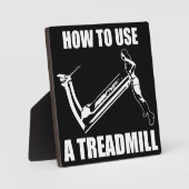 Treadmill - Vrouwen grappige nieuwkomers Fotoplaat (Voorkant)