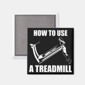 Treadmill - Vrouwen grappige nieuwkomers Magneet (Voorkant / Achterkant)
