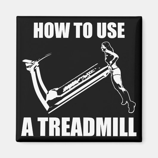 Treadmill - Vrouwen grappige nieuwkomers Magneet (Voorkant)