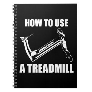 Treadmill - Vrouwen grappige nieuwkomers Notitieboek