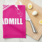 Treadmill - Vrouwen grappige nieuwkomers Theedoek (Quarter Fold)