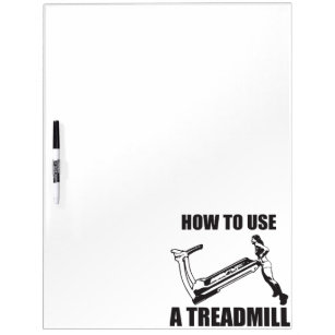 Treadmill - Vrouwen grappige nieuwkomers Whiteboard