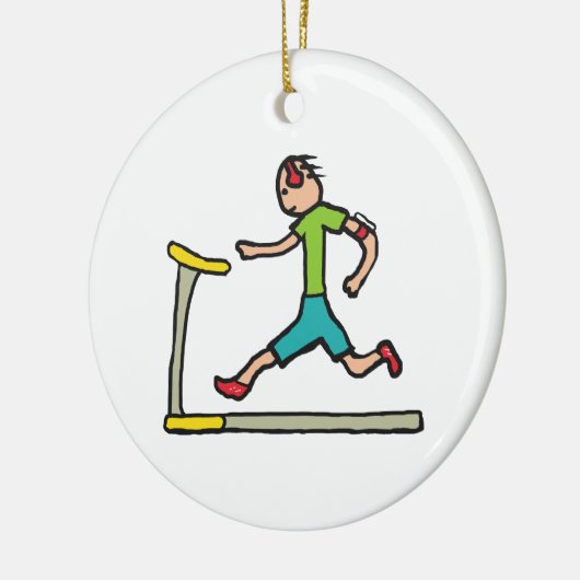 Treadmolen draaien keramisch ornament (Links)