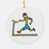 Treadmolen draaien keramisch ornament (Achterkant)