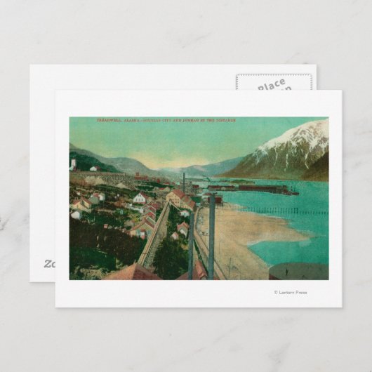 Treadwell, AK en Douglas City en Juneau in Briefkaart (Voorkant / Achterkant)