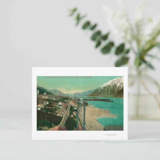Treadwell, AK en Douglas City en Juneau in Briefkaart (Staand voorkant)
