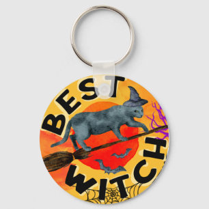 Treak of Treat Scary Halloween Pumpkin Sleutelhanger