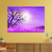 TREAMY LANDSCAPE STRETCHED CANVAS ART PRINT (Insitu (Woonkamer))