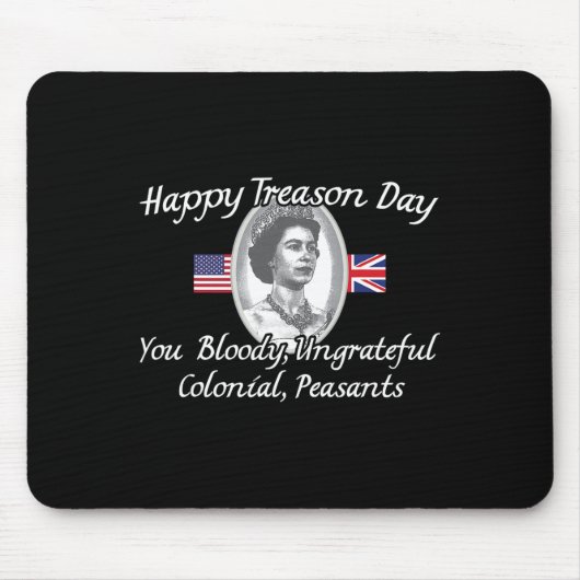 Treasday koning Charles III Britse grappige 4e van Muismat (Voorkant)