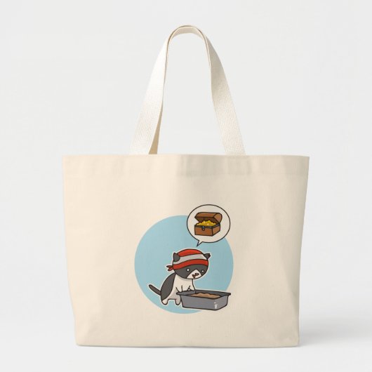 Treasure Bag Grote Tote Bag (Voorkant)