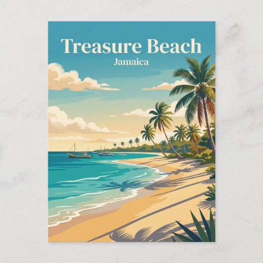 Treasure Beach Jamaica Briefkaart (Voorkant)