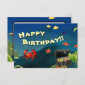 Treasure Birthday Kaart - Gepersonaliseerd (Voorkant / Achterkant)