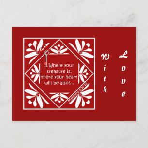 Treasure borst! briefkaart