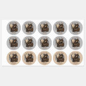 Treasure borst tandwielen gepersonaliseerd labels (Vel)