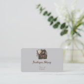 Treasure borst tandwielen gepersonaliseerd visitekaartje (Staand voorkant)