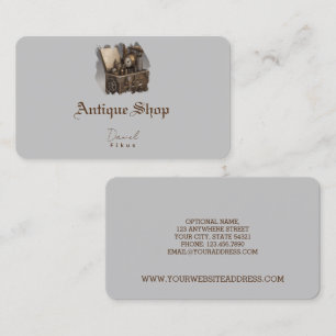 Treasure borst tandwielen gepersonaliseerd visitekaartje