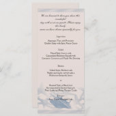 Treasure by the Zee Bruiloft Menu (Voorkant / Achterkant)