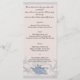 Treasure by the Zee Bruiloft Menu