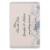 Treasure by the Zee Bruiloft Save the Date Magneet (Verticaal)