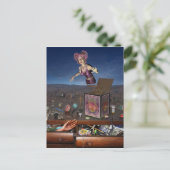 Treasure Chest Briefkaart (Staand voorkant)