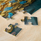 Treasure Chest in Cave Light Fantasy Painting Legpuzzel (Zijkant)