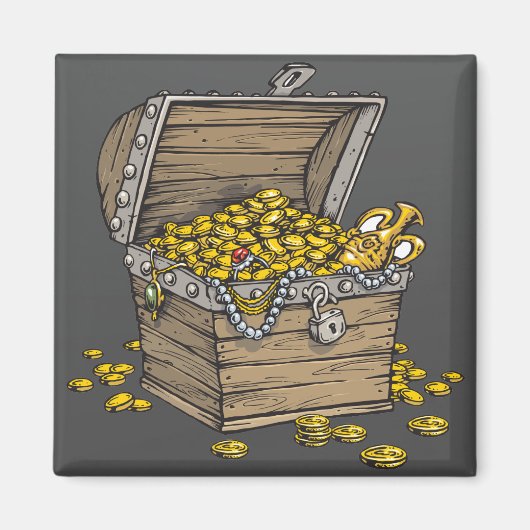 Treasure Chest Magneet (Voorkant)