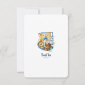 Treasure Chest Map Boat Birthday  Bedankkaart (Achterkant)