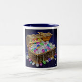 Treasure Chest Mug Tweekleurige Koffiemok (Center)