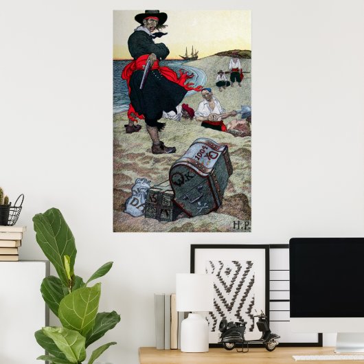 Treasure Chest Poster (Thuiskantoor)