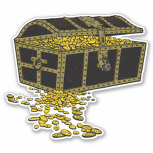 Treasure Chest Sticker