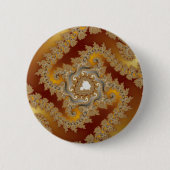 Treasure - Fractal Ronde Button 5,7 Cm (Voorkant)