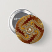 Treasure - Fractal Ronde Button 5,7 Cm (Voorkant /achterkant)