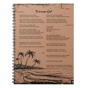 Treasure Girl van Corey Toomey - Gedicht van verlo Notitieboek