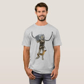 Treasure Helmet Diver met Eel URM T-shirt (Voorkant volledig)