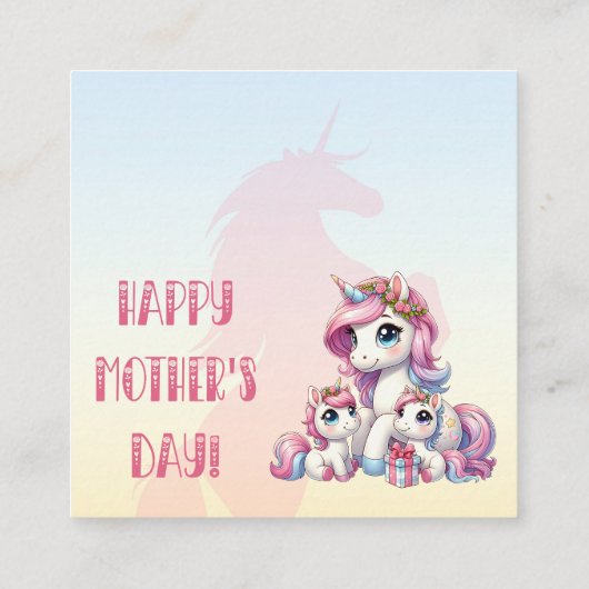 Treasure Hunt Clue Kaarten voor Moederdag party (Achterkant)