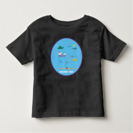 Treasure Hunt Design Peuter T-shirt