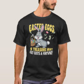 Treasure Hunt Easter Eggs Grappig T-shirt (Voorkant)