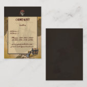 Treasure Hunt - Schedel- Visitekaartje (Voorkant / Achterkant)