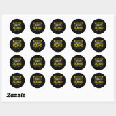 Treasure Hunt Squad Hunter Schatten Jachtbomen Ronde Sticker (Vel)
