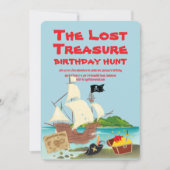 Treasure Hunt Verjaardag Kaart (Voorkant)